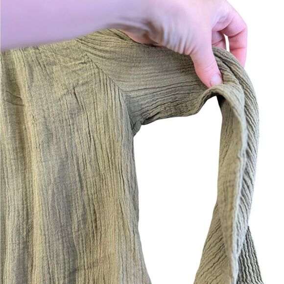 $188 Current/Elliott The Picnic shirt in green - Picture 8 of 14